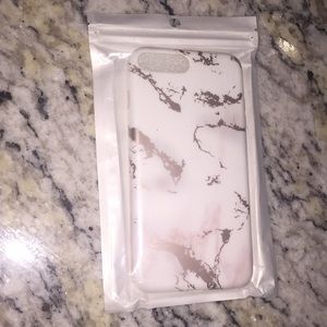 iPhone 8 Plus marble gold case